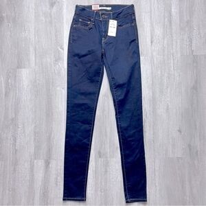 Levi’s Women's Size 24 NWT Dark Blue 710 Super Skinny Jeans New